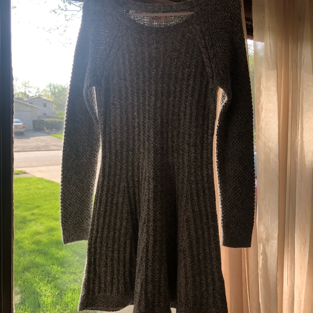 Knit sweater dress